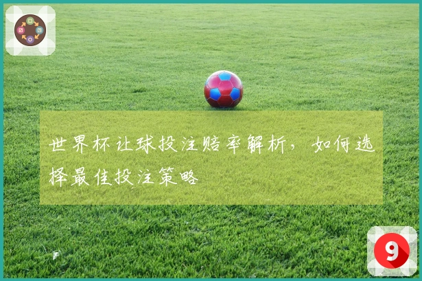世界杯让球投注赔率解析，如何选择最佳投注策略